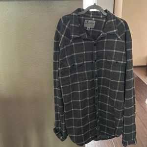 Grey Lucky Brand button down casual shirt